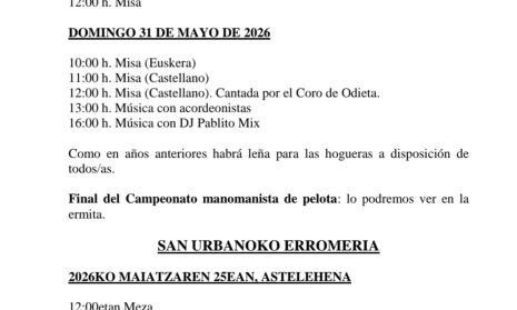Foto noticia - ROMERÍA DE SAN URBANO – 31 de mayo
