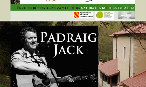 Foto evento - CONCIERTO DE PADRAIG JACK – 12 de junio, Viernes, a las 19:00 en GASCUE (San Urbano)